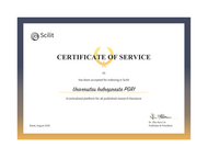 MDPI Certificate